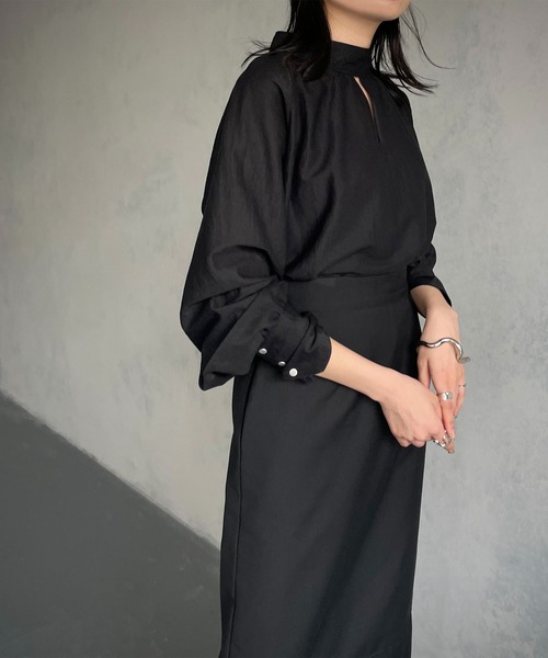 &g'aime（アンジェム）の「【&g’aime】シアーボリュームブラウス（シャツ/ブラウス・レディース・ブラック/ベージュ/ホワイト・FREE）」の16枚目の写真