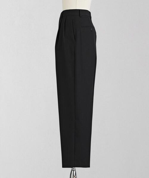 LOEFF ギャバ インタック テーパードパンツ LOEFF ギャバ インタック