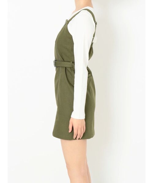 EVRIS（エヴリス）の「W ZIP ミニワンピース（ワンピース・レディース・ホワイト/カーキ/ブラック・FREE）」の19枚目の写真