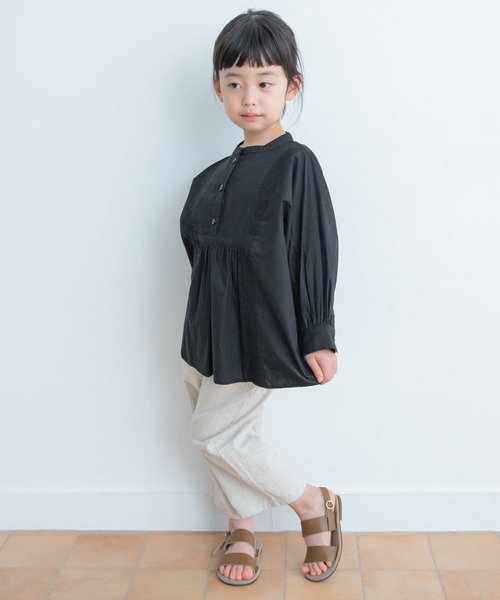 URBAN RESEARCH DOORS（アーバンリサーチドアーズ）の「『親子リンク』刺繍ブラウス(KIDS)（シャツ/ブラウス・キッズ・オフホワイト/ブラック・105/120/135）」の19枚目の写真