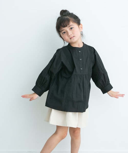 URBAN RESEARCH DOORS（アーバンリサーチドアーズ）の「『親子リンク』刺繍ブラウス(KIDS)（シャツ/ブラウス・キッズ・オフホワイト/ブラック・105/120/135）」の11枚目の写真