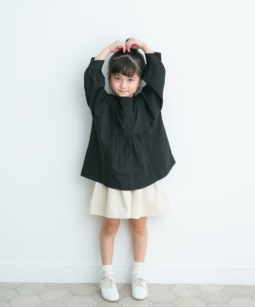 URBAN RESEARCH DOORS（アーバンリサーチドアーズ）の「『親子リンク』刺繍ブラウス(KIDS)（シャツ/ブラウス・キッズ・オフホワイト/ブラック・105/120/135）」の14枚目の写真
