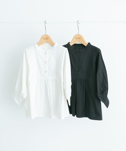 URBAN RESEARCH DOORS（アーバンリサーチドアーズ）の「『親子リンク』刺繍ブラウス(KIDS)（シャツ/ブラウス・キッズ・オフホワイト/ブラック・105/120/135）」の21枚目の写真