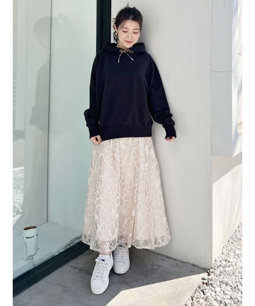 MERCURYDUO(マーキュリーデュオ)の「INFUSEフーディーTR(パーカー・レディース・ブラック/オフホワイト・SMALL)」の17枚目の写真