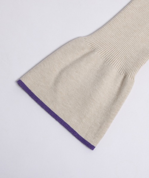 SUGAR BISKET(シュガービスケット)の「フレアスリーブリブトップス(ニット/セーター・レディース・ホワイト/ブラック/ベージュ/ベージュ系その他/グレー・フリー)」の20枚目の写真