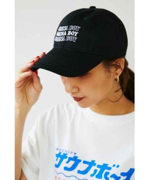 RODEO CROWNS WIDE BOWL（ロデオクラウンズワイドボウル）の「サウナボーイ CAP（キャップ・レディース・ホワイト/ブラック/ブルー・FREE）」の4枚目の写真