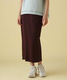 AVIREX | PANEL BORDER KNIT SKIRT/ パネルボーダーニットスカート(スカート)
