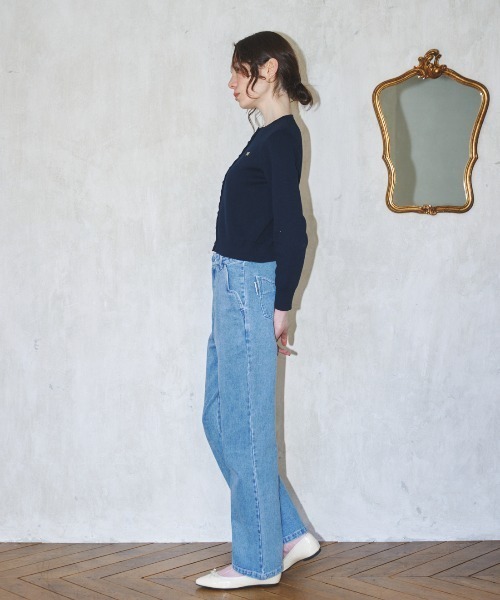 MIRO AMURETTE(ミロアミュレット)の「ME charm cardigan/チャーム付きカーディガン(カーディガン/ボレロ・レディース・ホワイト/ネイビー・FREE)」の17枚目の写真