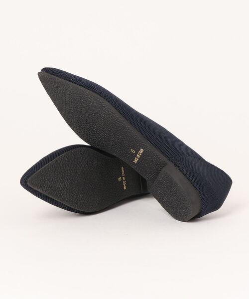 KOBE LETTUCE（コウベレタス）の「洗えるパンプスポインテッドトゥニットバレエパンプス（パンプス・レディース・ピンクベージュ/ネイビー/グリーン/ブラック/ライトベージュ/ブラウン系・M/S/L/LL）」の19枚目の写真