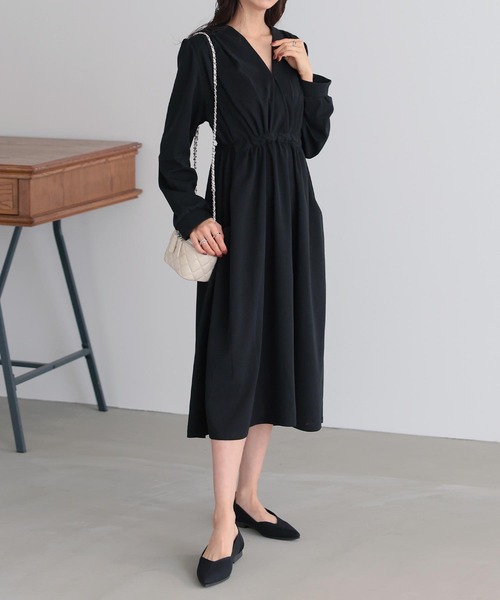 KOBE LETTUCE（コウベレタス）の「洗えるパンプスポインテッドトゥニットバレエパンプス（パンプス・レディース・ピンクベージュ/ネイビー/グリーン/ブラック/ライトベージュ/ブラウン系・M/S/L/LL）」の13枚目の写真