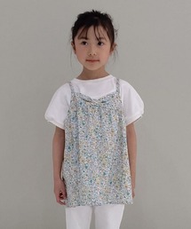 COMME CA ISM（コムサイズム）の「【セットアイテム】フラワープリントチュニック＆Tシャツ（チュニック・キッズ）」