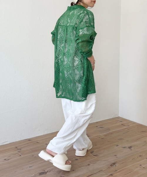 wee9s(ウィークス)の「nylon cargo shaka pants / ナイロンカーゴシャカパンツ(カーゴパンツ・レディース・ブラック/アイボリー/ピンク・FREE)」の20枚目の写真