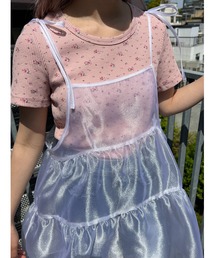 WC | リトルフラワーワッフルトップス(Tシャツ/カットソー)