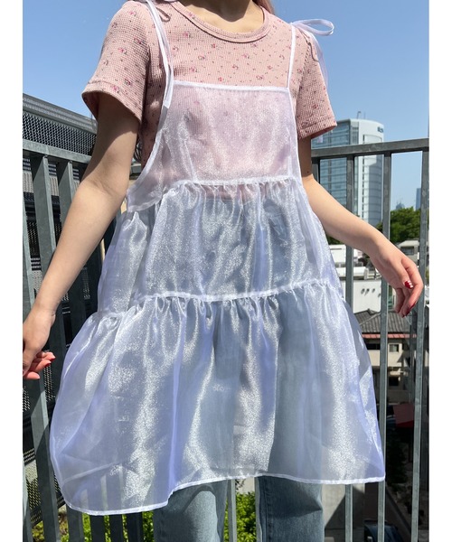 WC（ダブル シー）の「リトルフラワーワッフルトップス（Tシャツ/カットソー・レディース・ホワイト/ピンク/イエロー・FREE）」の22枚目の写真