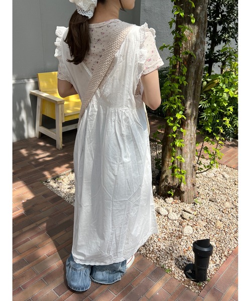 WC（ダブル シー）の「リトルフラワーワッフルトップス（Tシャツ/カットソー・レディース・ホワイト/ピンク/イエロー・FREE）」の18枚目の写真