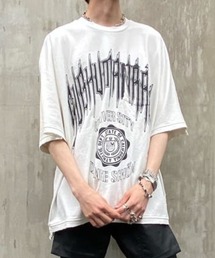 DANKE SCHON（ダンケシェーン）の「DankeSchon/ダンケシェーン/PIGMENT COLLEGE SST/ピグメントカレッジTシャツ（Tシャツ/カットソー）」
