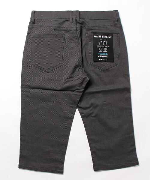 m.f.editorial（エムエフエディトリアル）の「m.f.エディトリアル メンズ 接触冷感ストレッチ クロップドパンツ カルゼ（チノパンツ・メンズ・グレー/ライトグレー・MEDIUM/X-LARGE/LARGE/S）」の3枚目の写真