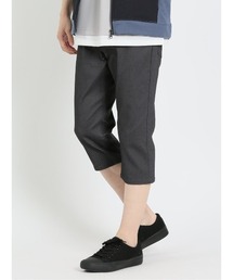 m.f.editorial | エムエフエディトリアルメンズ/m.f.editorial:MEN 接触冷感ストレッチ クロップドパンツ カルゼ(チノパンツ)