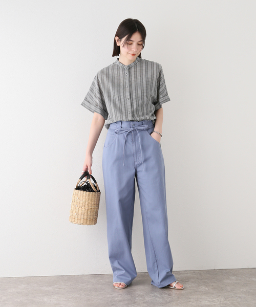 LOVELESS｜サテンジャガードショートスリーブシャツ | Rakuten