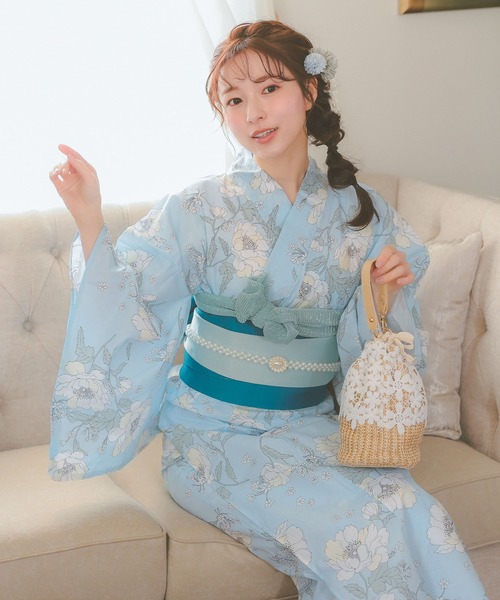 tika 浴衣3点(作り帯)セット tika 浴衣3点(作り帯)セット