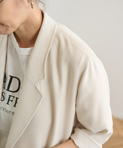 FRAMeWORK ブッチャークロップドスリーブジャケット FRAMeWORK（フレームワーク）の「ブッチャークロップドスリーブ