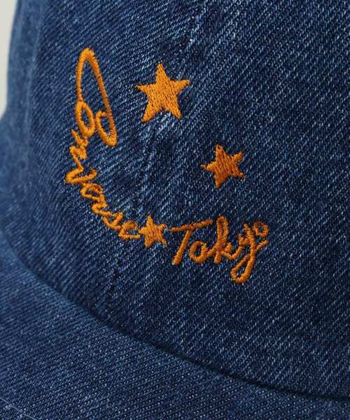 collab LOGO embroideryキャップ CONVERSE TOKYO（コンバーストウキョウ）の「FACE LOGO