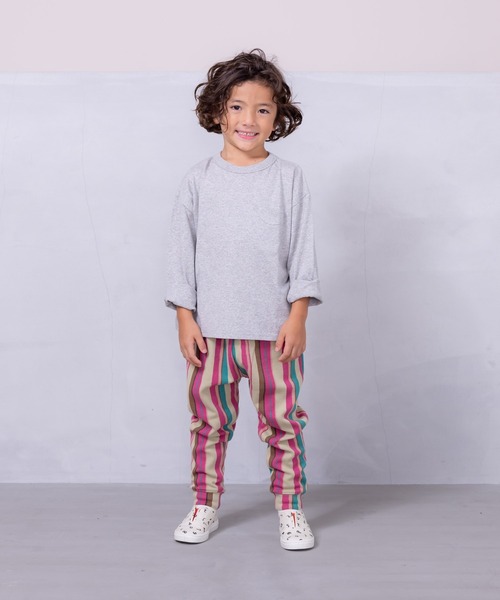 MARKEY'S（マーキーズ）の「ソウガラサルエルロングパンツ（80～130cm)（その他パンツ・キッズ・ブラック/マルチ/ストライプ/チェック/グリーン/レッド/ホワイト系その他/グレー/イエロー/ベージュ・90/100/110/120/80/95/130）」の18枚目の写真