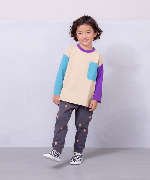 MARKEY'S（マーキーズ）の「ソウガラサルエルロングパンツ（80～130cm)（その他パンツ・キッズ・ブラック/マルチ/ストライプ/チェック/グリーン/レッド/ホワイト系その他/グレー/イエロー/ベージュ・90/100/110/120/80/95/130）」の12枚目の写真