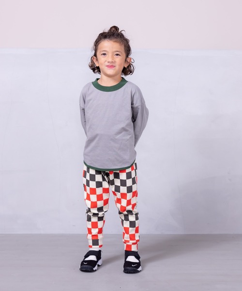 MARKEY'S（マーキーズ）の「ソウガラサルエルロングパンツ（80～130cm)（その他パンツ・キッズ・ブラック/マルチ/ストライプ/チェック/グリーン/レッド/ホワイト系その他/グレー/イエロー/ベージュ・90/100/110/120/80/95/130）」の20枚目の写真