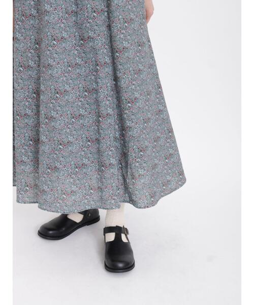 Samansa Mos2（サマンサ モスモス）の「小花柄マーメイドスカート（スカート・レディース・グリーン/オレンジ/ブラック・F）」の5枚目の写真