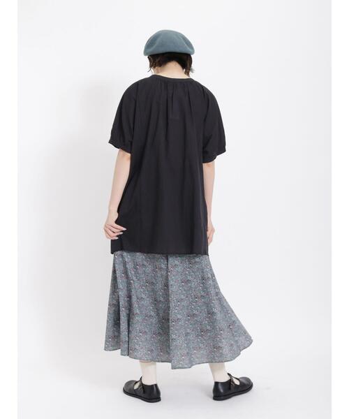 Samansa Mos2（サマンサ モスモス）の「小花柄マーメイドスカート（スカート・レディース・グリーン/オレンジ/ブラック・F）」の15枚目の写真