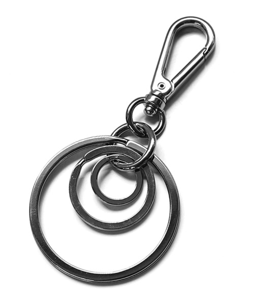 MinoriTY】サークルキーリング カラビナ メンズ ウィメンズ ユニ