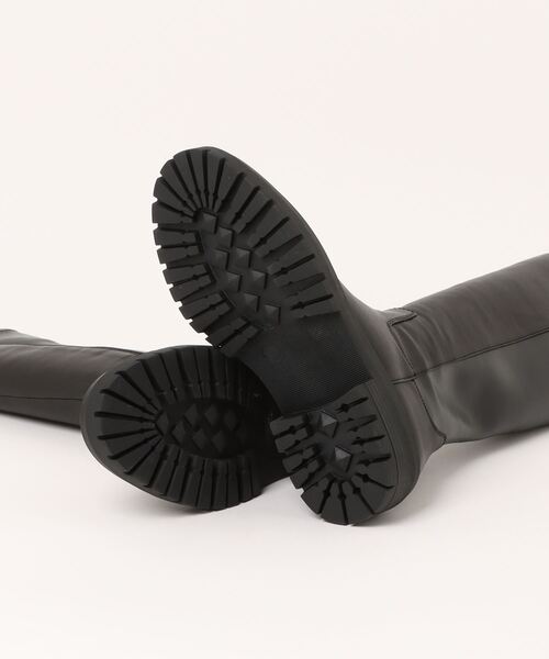 Mode et Jacomo（モードエジャコモ）の「ストレッチロングブーツ（ブーツ・レディース・ブラック/ベージュ・23.5cm/23cm/24cm/22.5cm/24.5cm）」の18枚目の写真