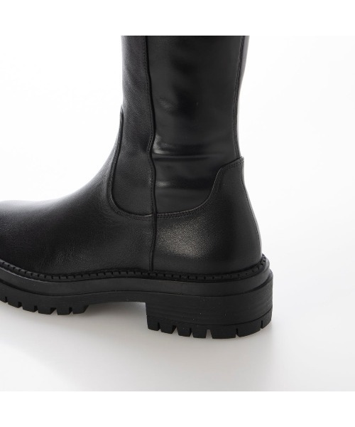 Mode et Jacomo（モードエジャコモ）の「ストレッチロングブーツ（ブーツ・レディース・ブラック/ベージュ・23.5cm/23cm/24cm/22.5cm/24.5cm）」の12枚目の写真