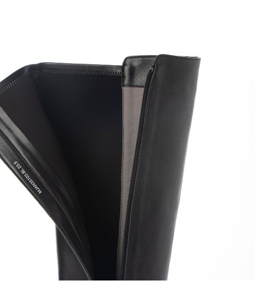 Mode et Jacomo（モードエジャコモ）の「ストレッチロングブーツ（ブーツ・レディース・ブラック/ベージュ・23.5cm/23cm/24cm/22.5cm/24.5cm）」の13枚目の写真