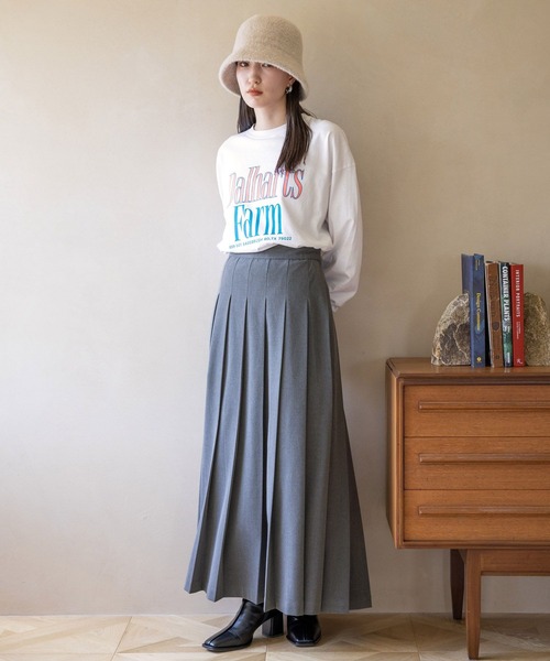 LOWRYS FARM（ローリーズファーム）の「アソートロゴＰＴＬＳ  973299（Tシャツ/カットソー・レディース・グレー/チャコールグレー/ブルー/ホワイト・FREE）」の19枚目の写真