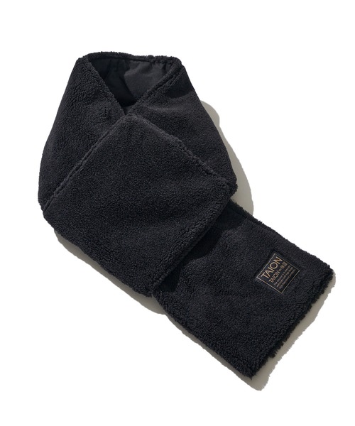 TAION(タイオン)の「【TAION / タイオン】MILITARY REVERSIBLE DOWN SCARF / リバーシブルキルティングダウンマフラー(マフラー・レディース・ブラック×ブラック/クリーム/オリーブ/ブラック×ホワイト/セージグリーン/チャコールグレー/ベージュ/モカ/ダークネイビー・FREE)」の20枚目の写真