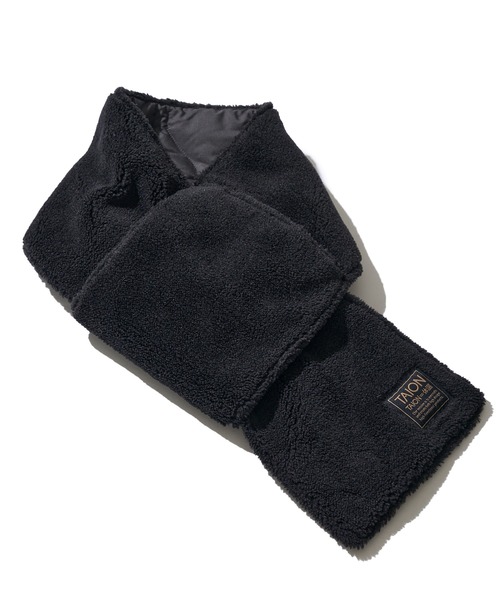 TAION(タイオン)の「【TAION / タイオン】MILITARY REVERSIBLE DOWN SCARF / リバーシブルキルティングダウンマフラー(マフラー・レディース・ブラック×ブラック/クリーム/オリーブ/ブラック×ホワイト/セージグリーン/チャコールグレー/ベージュ/モカ/ダークネイビー・FREE)」の22枚目の写真
