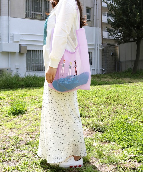 Barbie（バービー）の「【Barbie】バービー　チュールエコバッグ（エコバッグ/サブバッグ・レディース・ライトブルー/ピンク・FREE）」の3枚目の写真