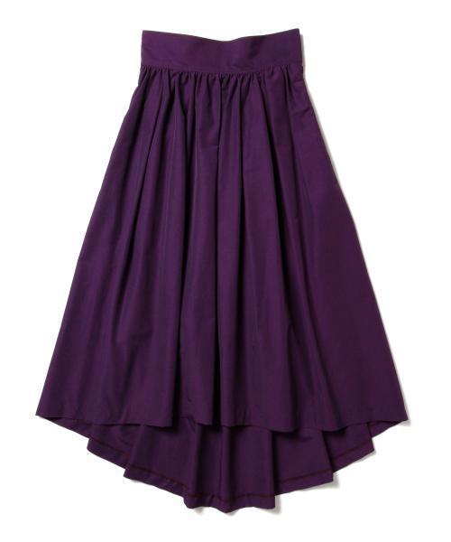 Ray BEAMS（レイビームス）の「RBS / ロングテール ギャザースカート（スカート・レディース・オリーブ/パープル・0/1）」の22枚目の写真