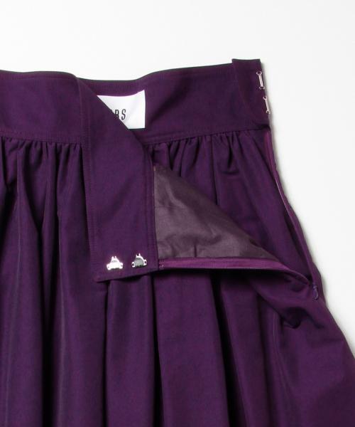 Ray BEAMS（レイビームス）の「RBS / ロングテール ギャザースカート（スカート・レディース・オリーブ/パープル・0/1）」の18枚目の写真