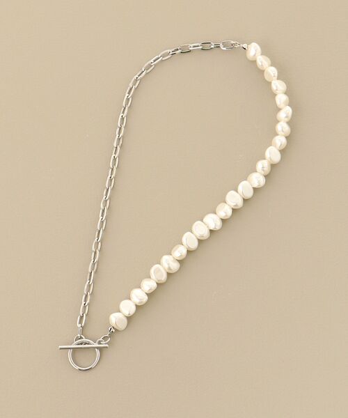 MAJESTIC LEGON（マジェスティックレゴン）の「パール×チェーンネックレス（ネックレス・レディース・C/B/A・FREE）」の7枚目の写真