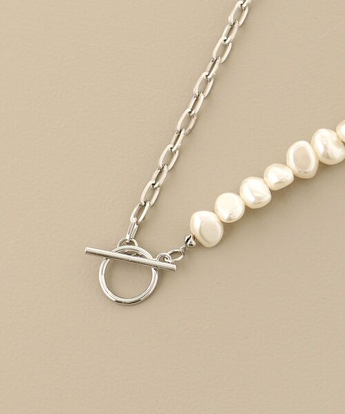 MAJESTIC LEGON（マジェスティックレゴン）の「パール×チェーンネックレス（ネックレス・レディース・C/B/A・FREE）」の8枚目の写真