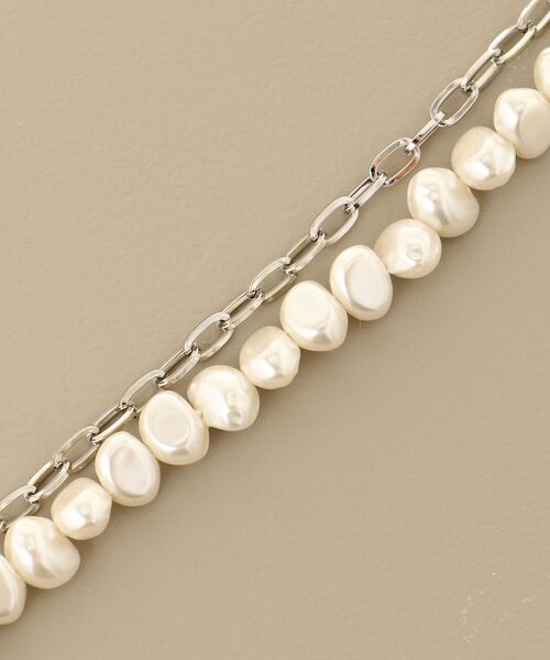 MAJESTIC LEGON（マジェスティックレゴン）の「パール×チェーンネックレス（ネックレス・レディース・C/B/A・FREE）」の11枚目の写真