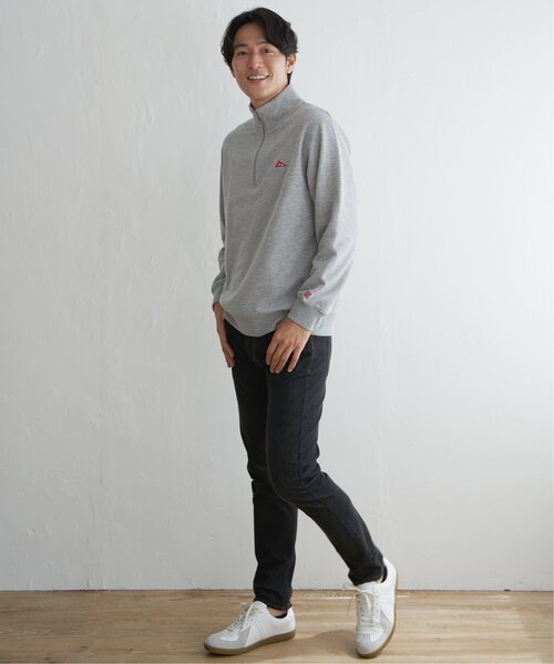 ikka(イッカ)の「URBAN NATURE LIFE アーバンネイチャーライフ スウェットハーフジップ(スウェット・メンズ・ブラック/グレー・S/M/L/XL)」の5枚目の写真