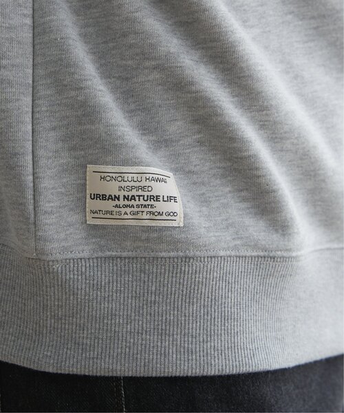 ikka(イッカ)の「URBAN NATURE LIFE アーバンネイチャーライフ スウェットハーフジップ(スウェット・メンズ・ブラック/グレー・S/M/L/XL)」の16枚目の写真