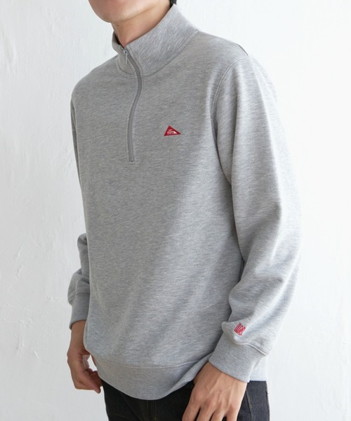 ikka(イッカ)の「URBAN NATURE LIFE アーバンネイチャーライフ スウェットハーフジップ(スウェット・メンズ・ブラック/グレー・S/M/L/XL)」の1枚目の写真