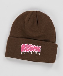 RHYMEデザイン アクリルニットキャップ