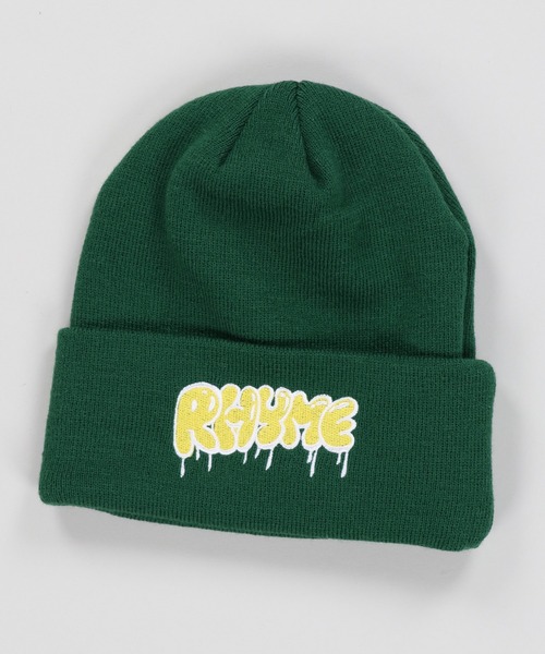 SPINNS（スピンズ）の「RHYMEデザイン アクリルニットキャップ（ニットキャップ/ビーニー・メンズ・ブラウン/ブラック/グリーン・ONESIZE）」の3枚目の写真