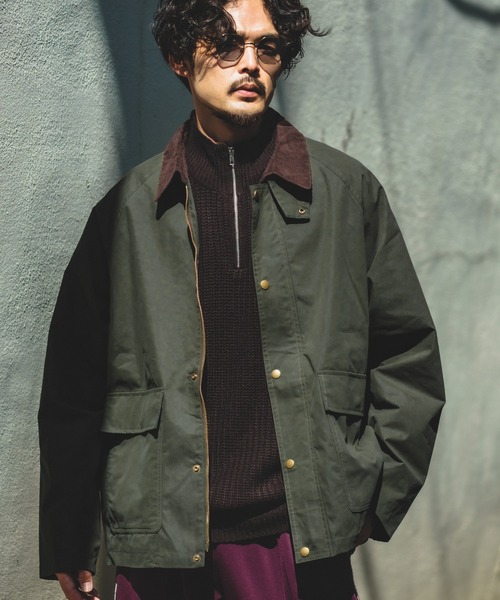 improves（インプローブス）の「衿コール ハンティングジャケット（ミリタリージャケット・メンズ・ブラック/カーキ・MEDIUM/LARGE）」の2枚目の写真